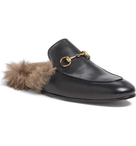 gucci shearling slippers|original gucci slippers.